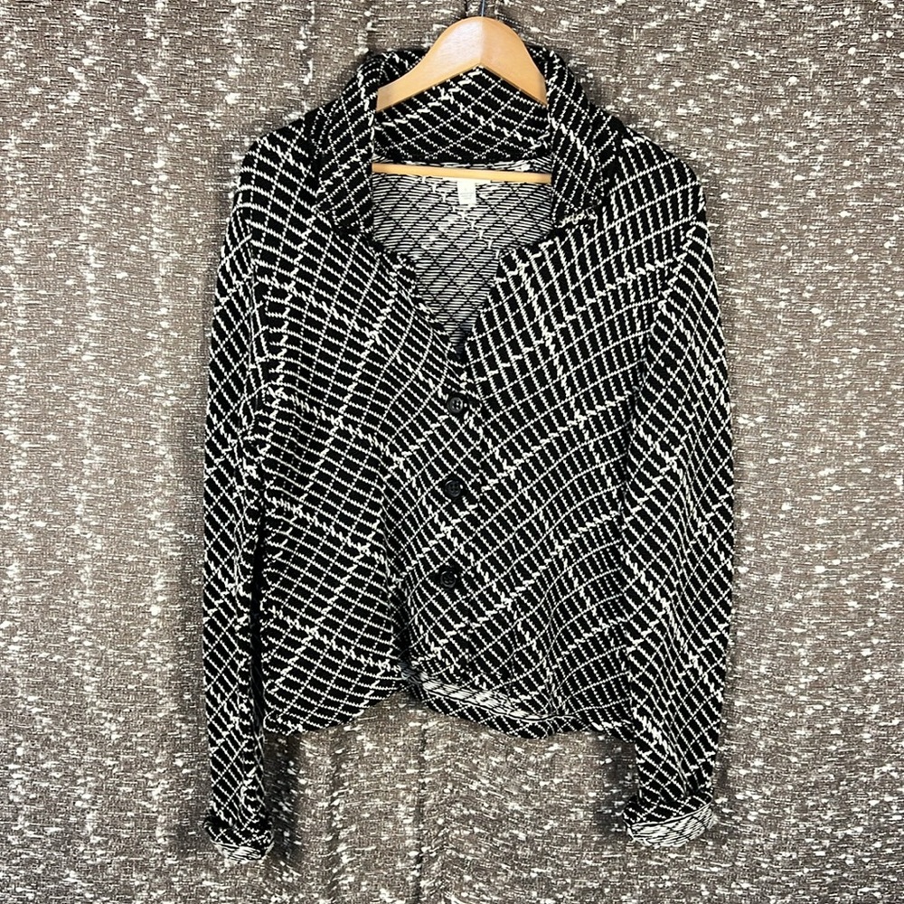 Vintage Charter Club Women’s Long Sleeve Button Up Blazer Thread Jacket